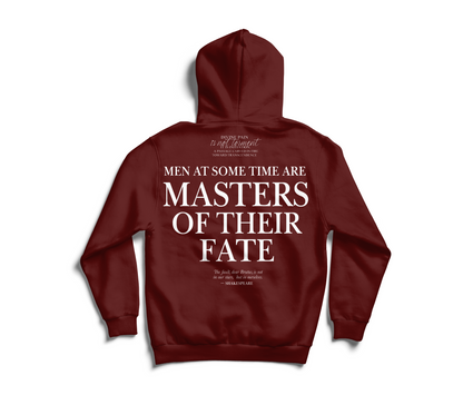 BUZO DE LUJO ROJO "Masters Of Their Fate"