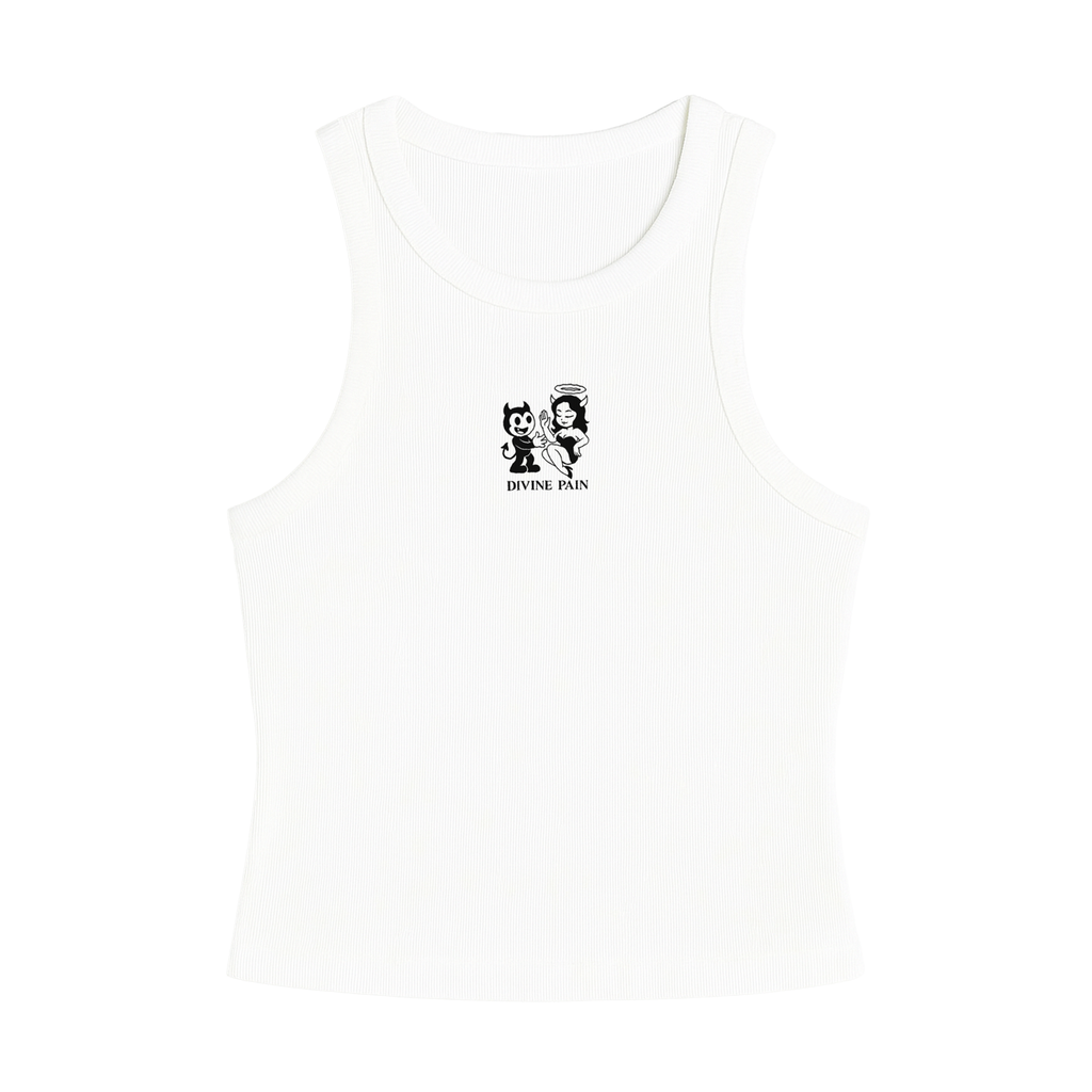 BLUSA RIB BLANCO FIGURA