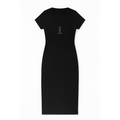 VESTIDO RIB NEGRO GATO