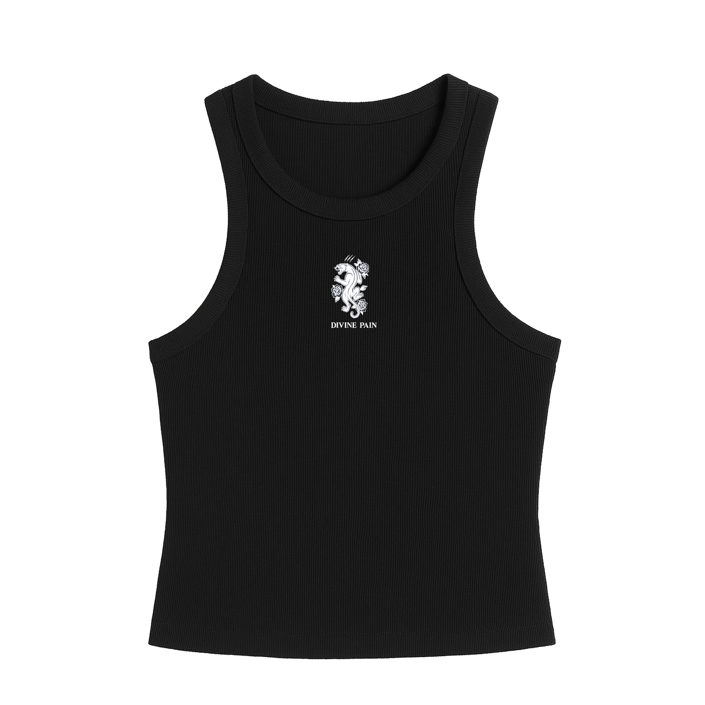 BLACK PANTHER RIB BLOUSE