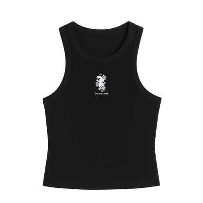 BLACK PANTHER RIB BLOUSE