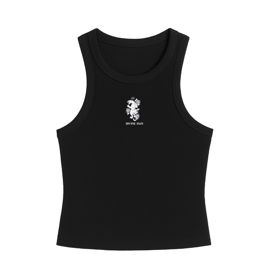 BLACK PANTHER RIB BLOUSE