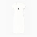 VESTIDO RIB BLANCO SERPIENTE