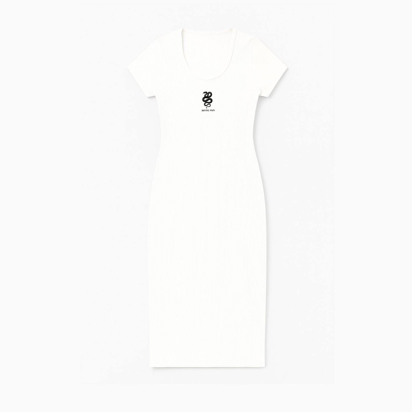 VESTIDO RIB BLANCO SERPIENTE