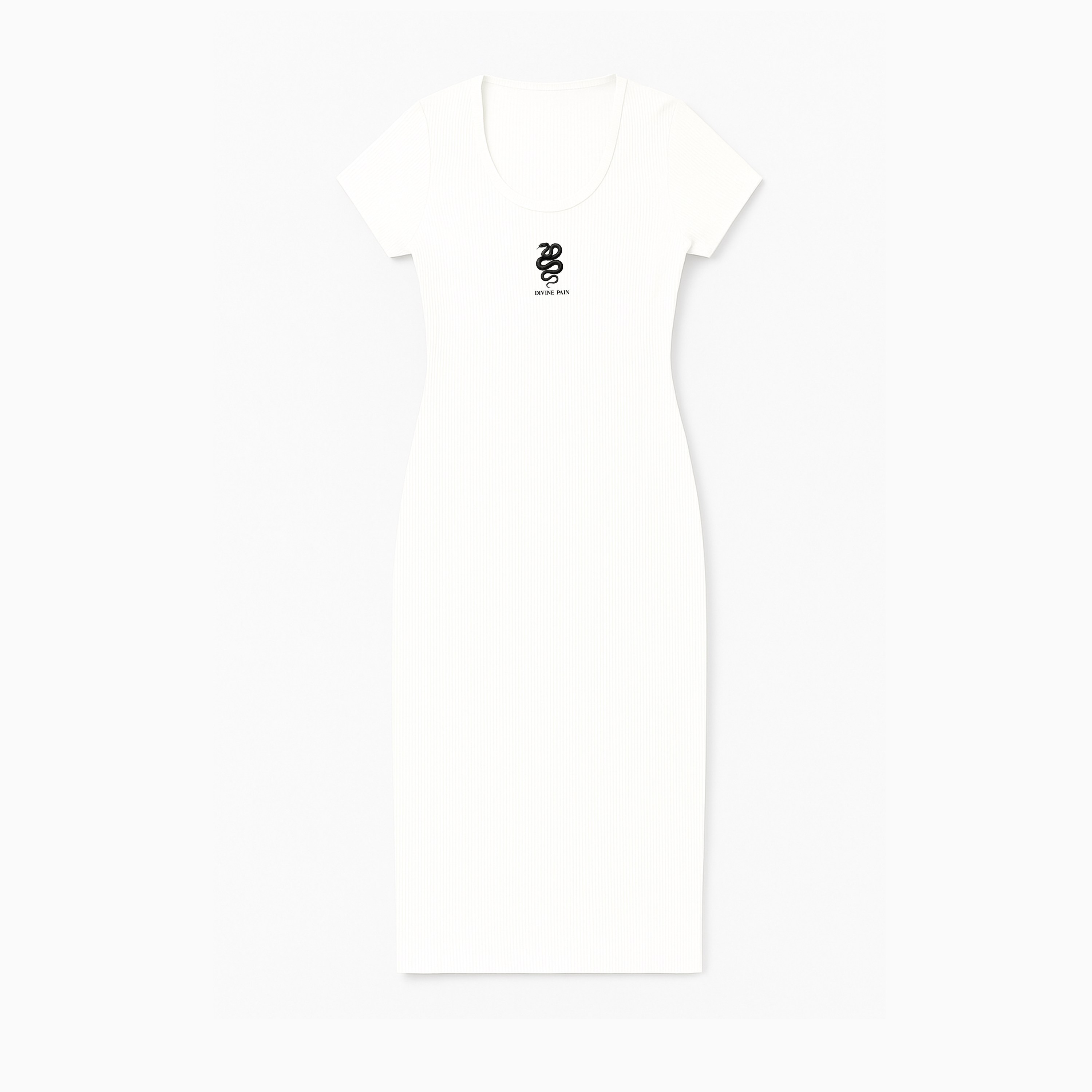 VESTIDO RIB BLANCO SERPIENTE