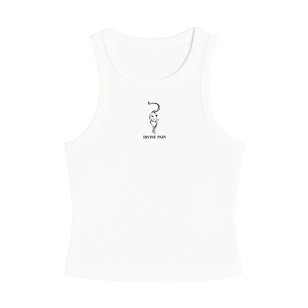 BLUSA RIB BLANCO GATO