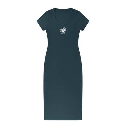 VESTIDO RIB VERDE FIGURA