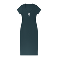 VESTIDO RIB VERDE PANTERA