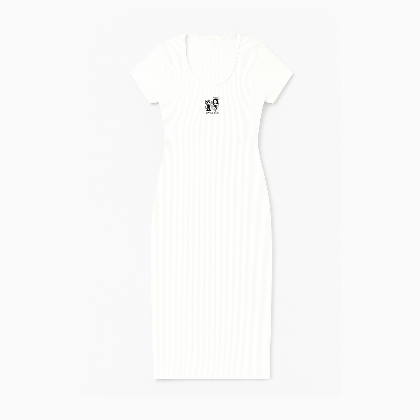 VESTIDO RIB BLANCO FIGURA