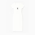 VESTIDO RIB BLANCO PANTERA