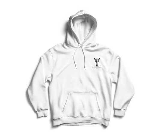 BUZO DE LUJO BLANCO "Divine Pain Lines"