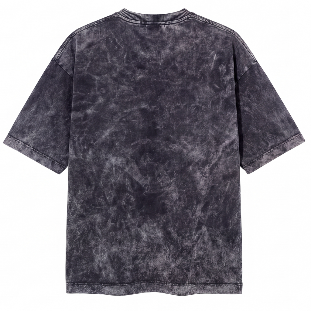 CAMISETA ACIDWASH GRIS "Dark Sensations"