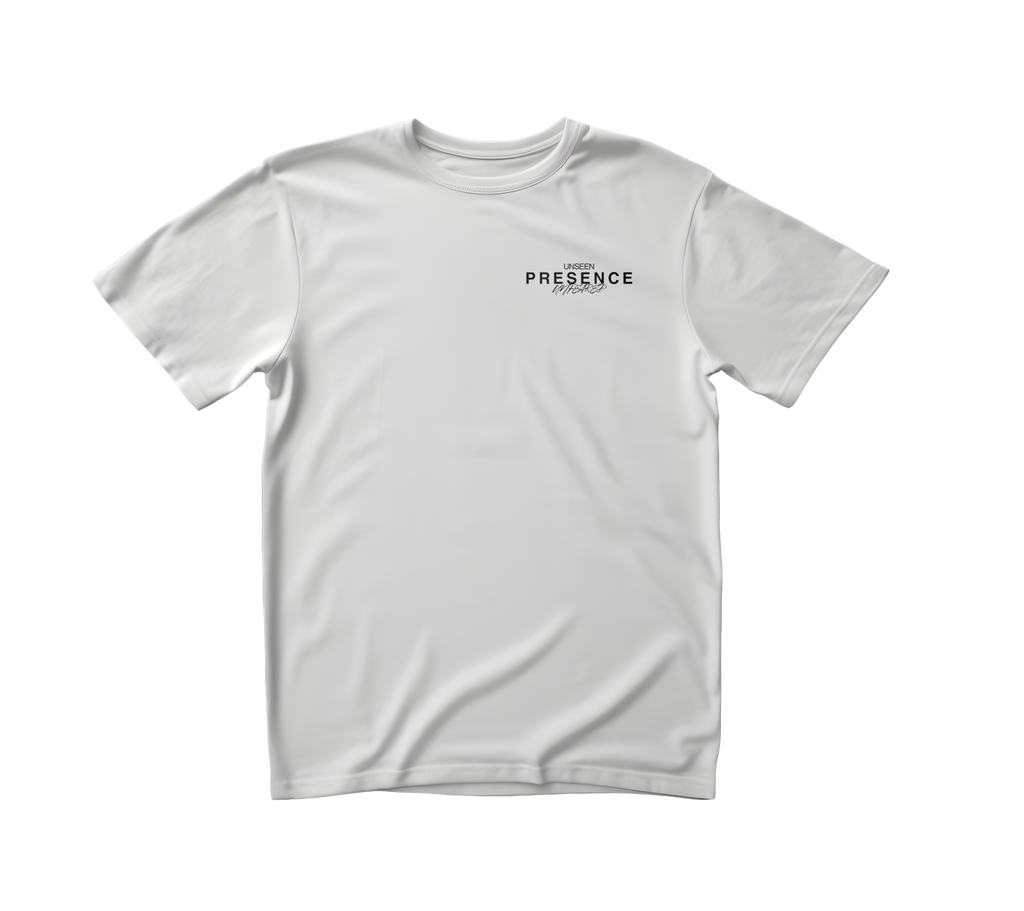 CAMISETA PESADA BLANCO "Learn To Hear Silence"