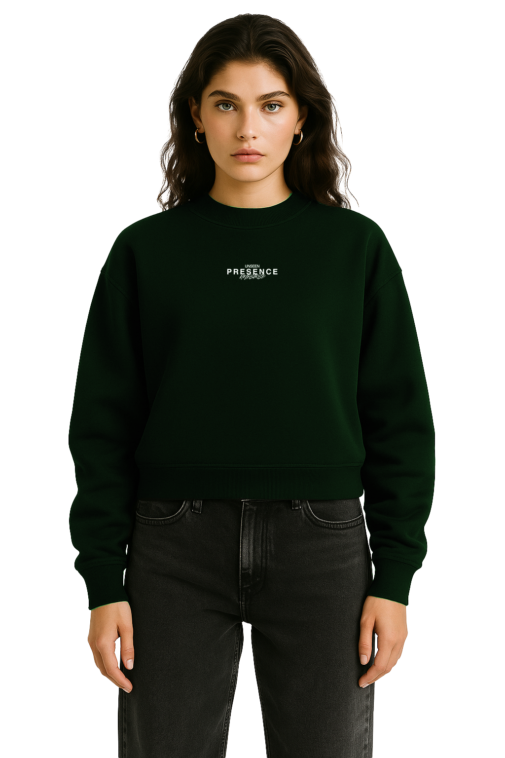 HOODIE DE LUJO VERDE "HOLLOW SPIRIT"
