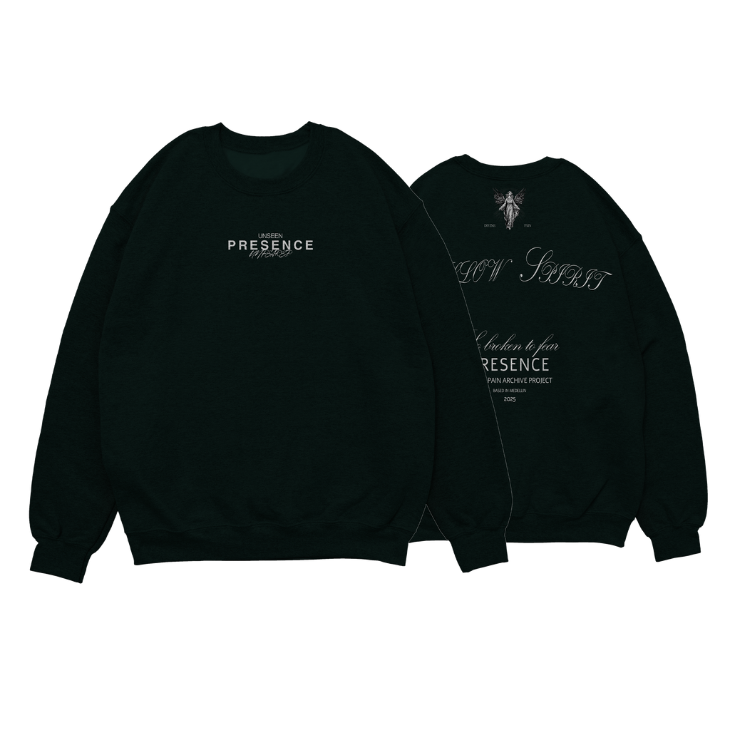 HOODIE DE LUJO VERDE "HOLLOW SPIRIT"