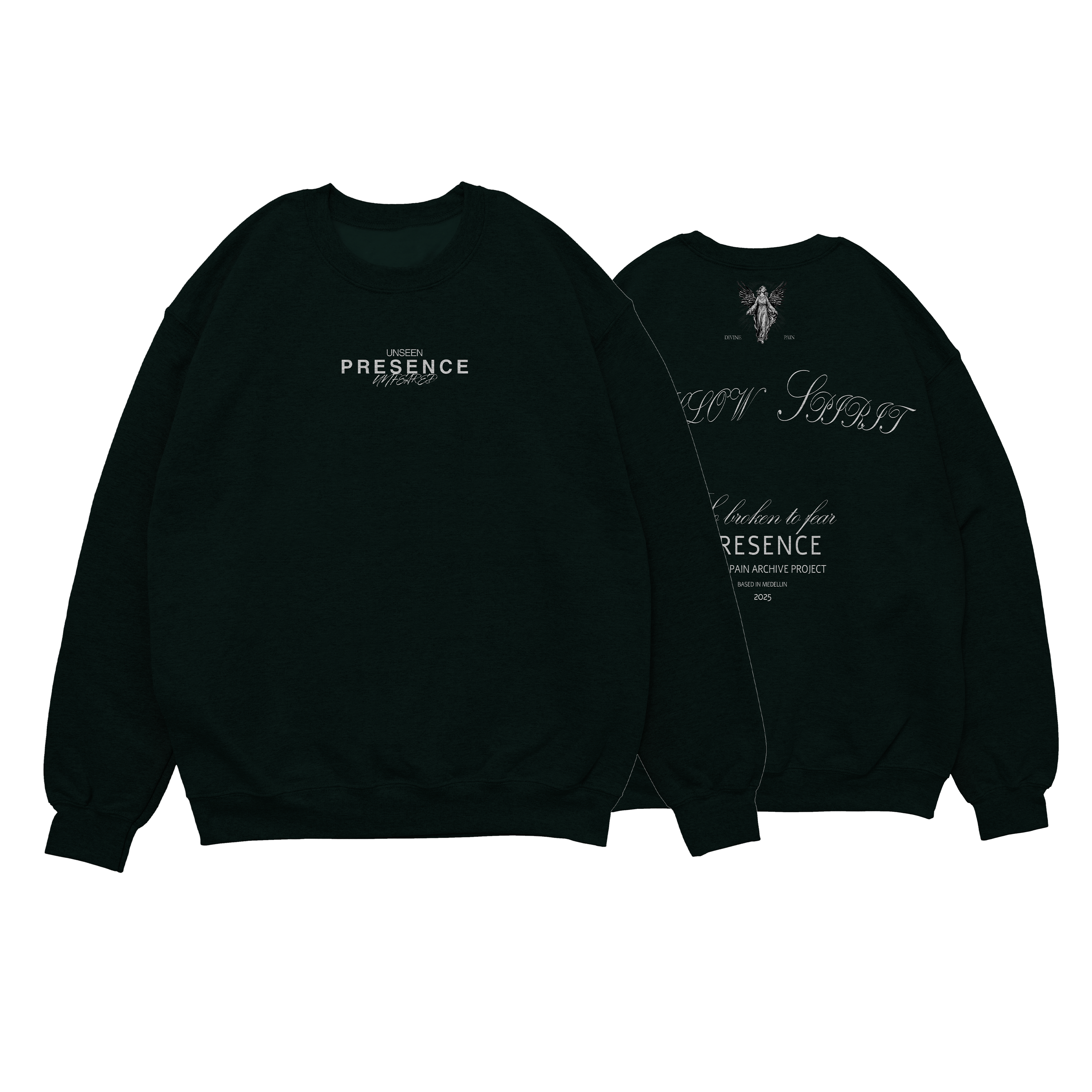 HOODIE DE LUJO VERDE "HOLLOW SPIRIT"