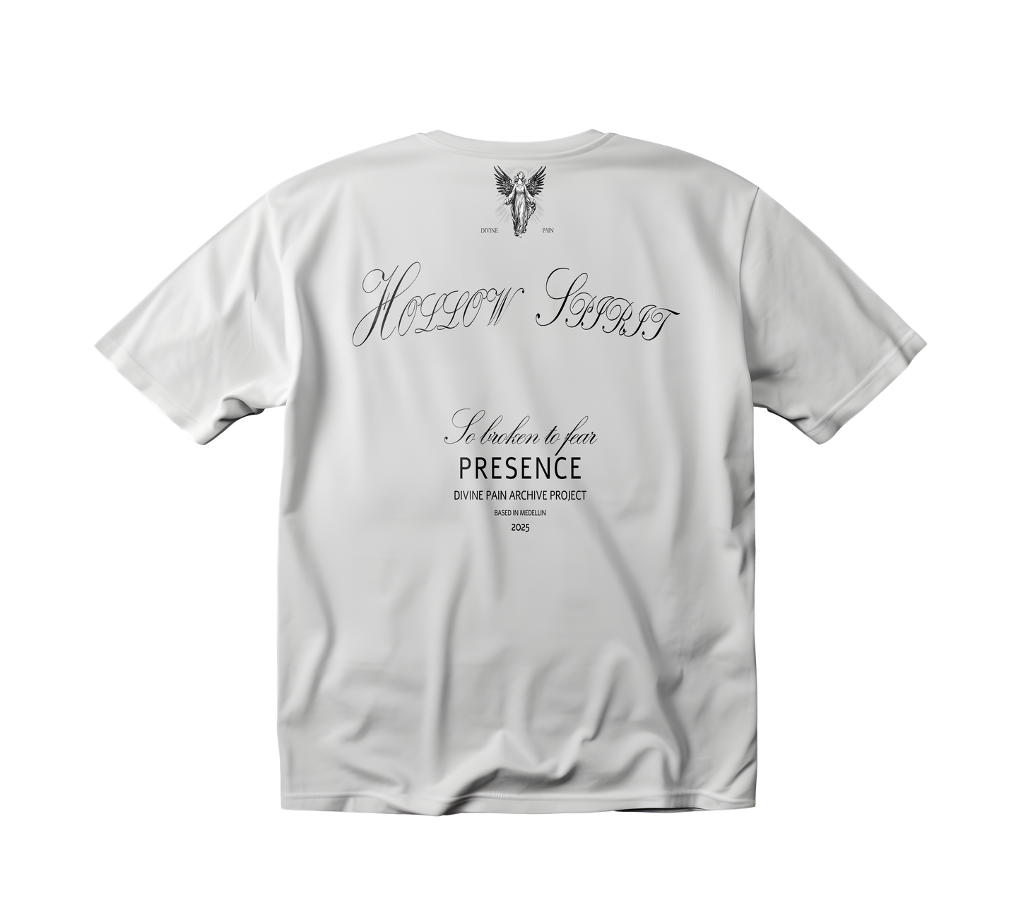 CAMISETA PESADA BLANCO "HOLLOW SPIRIT"