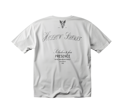 CAMISETA PESADA BLANCO "HOLLOW SPIRIT"