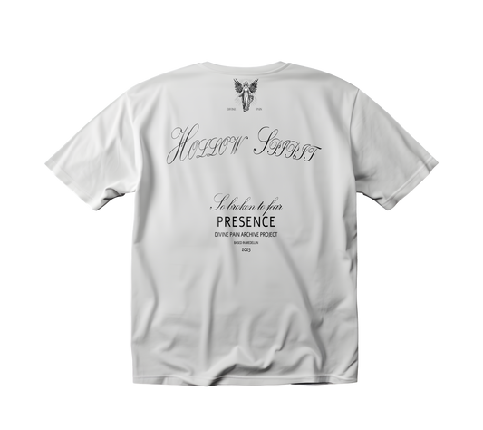 CAMISETA PESADA BLANCO "HOLLOW SPIRIT"