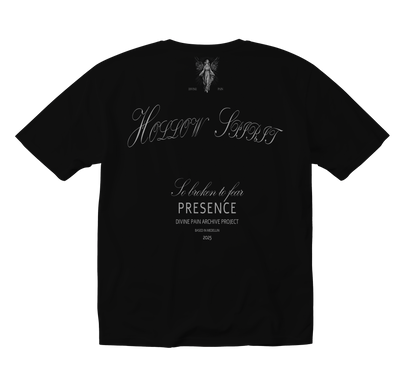 CAMISETA PESADA NEGRO "HOLLOW SPIRIT"