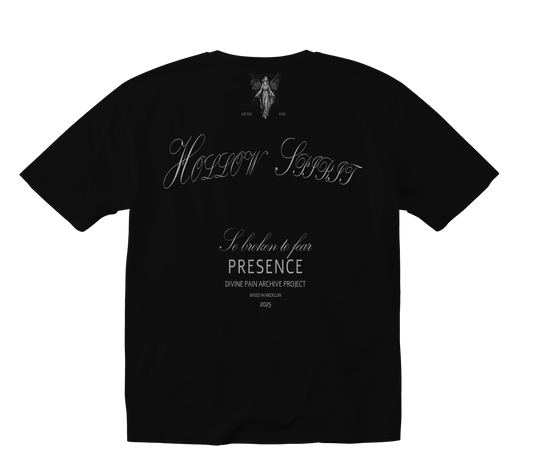 CAMISETA PESADA NEGRO "HOLLOW SPIRIT"