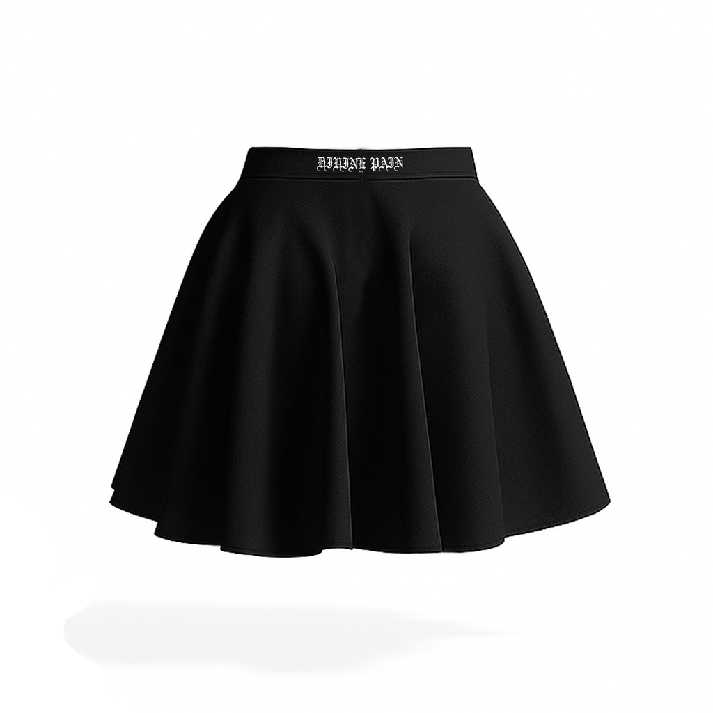 FALDA-SHORT NEGRO "I break beautifully"