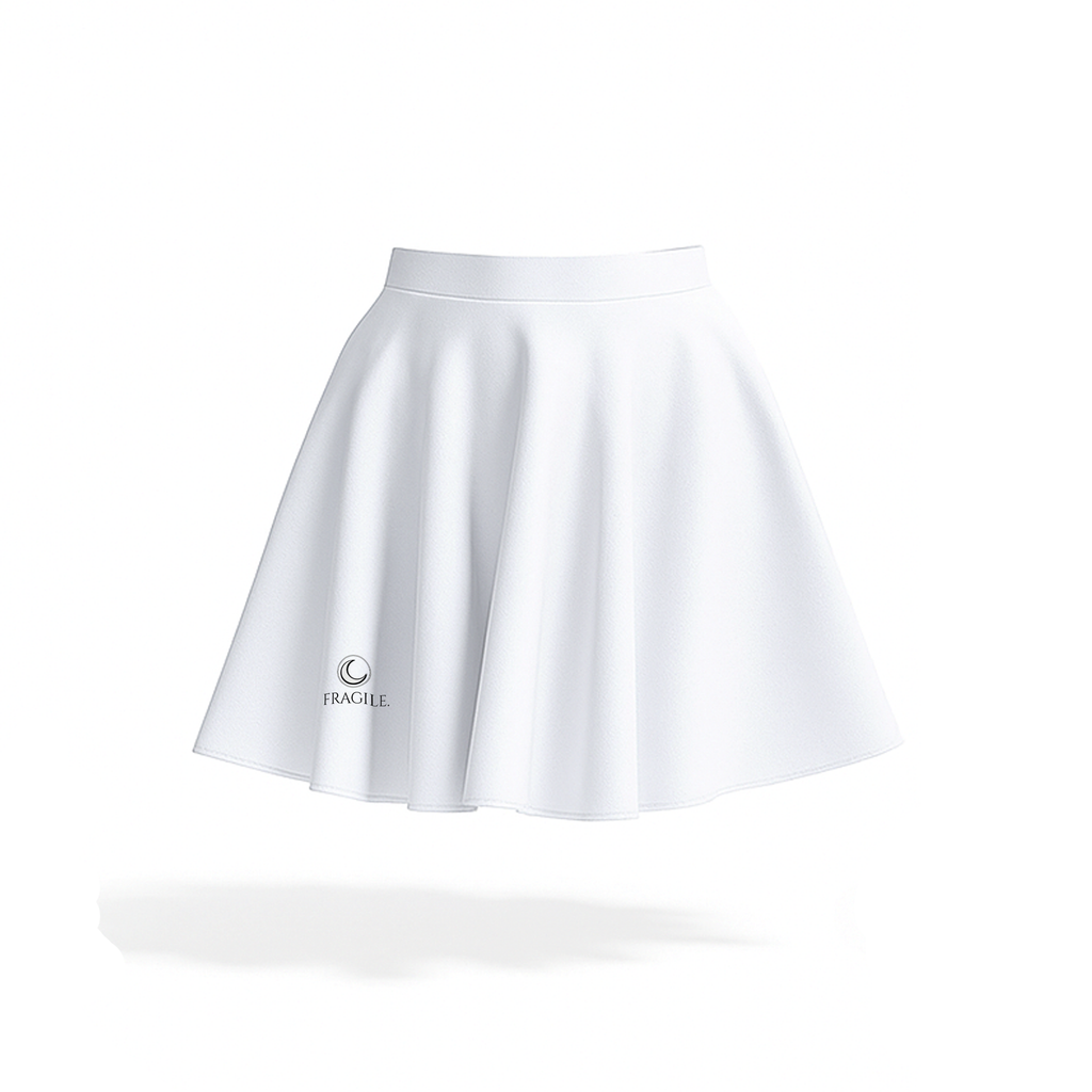FALDA-SHORT BLANCO "FRAGILE"