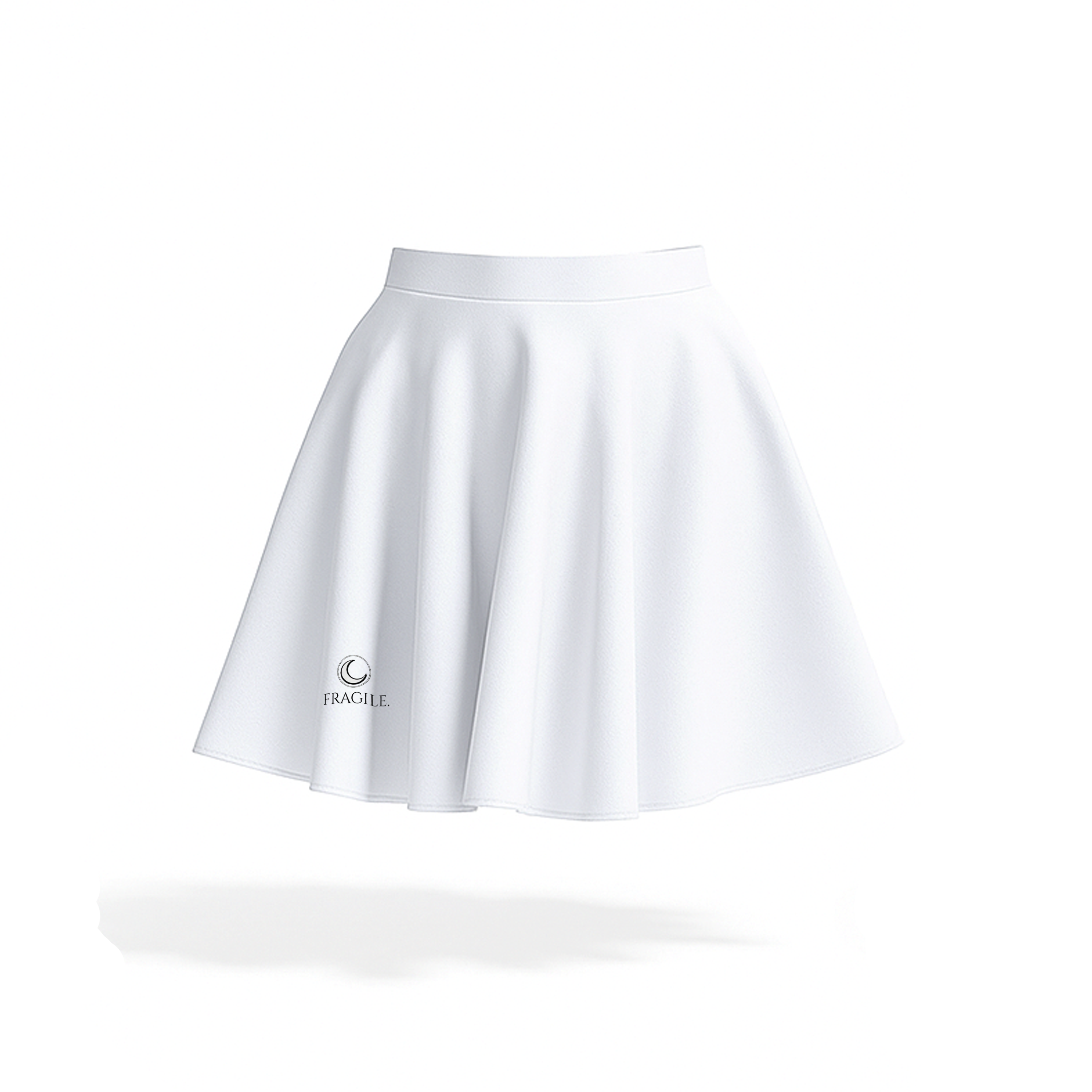FALDA-SHORT BLANCO "FRAGILE"