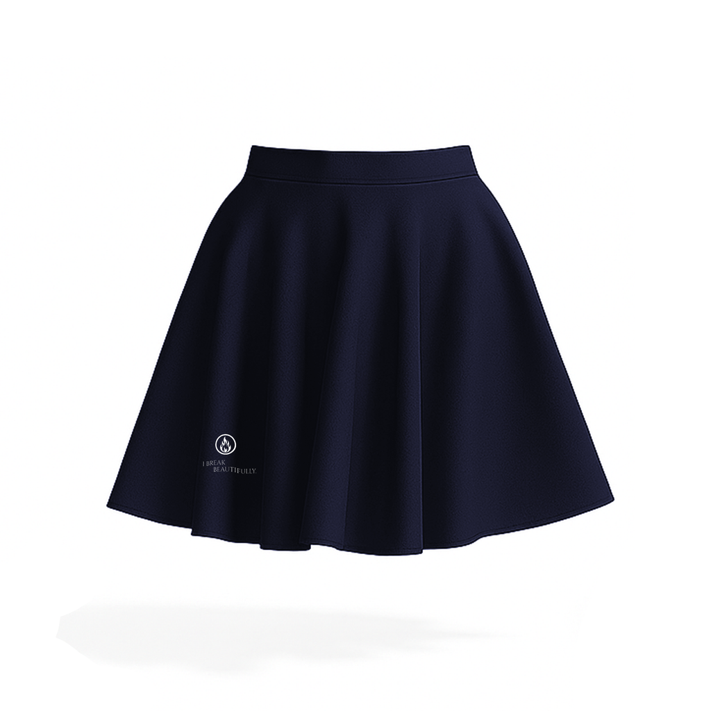 FALDA-SHORT AZUL "I break beautifully"