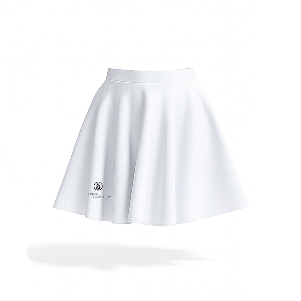FALDA-SHORT BLANCO "I break beautifully"