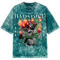 CAMISETA ACIDWASH VERDE "Paradise"
