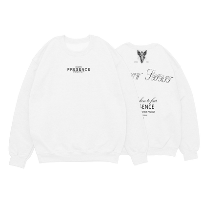 LUXURY WHITE "HOLLOW SPIRIT" HOODIE
