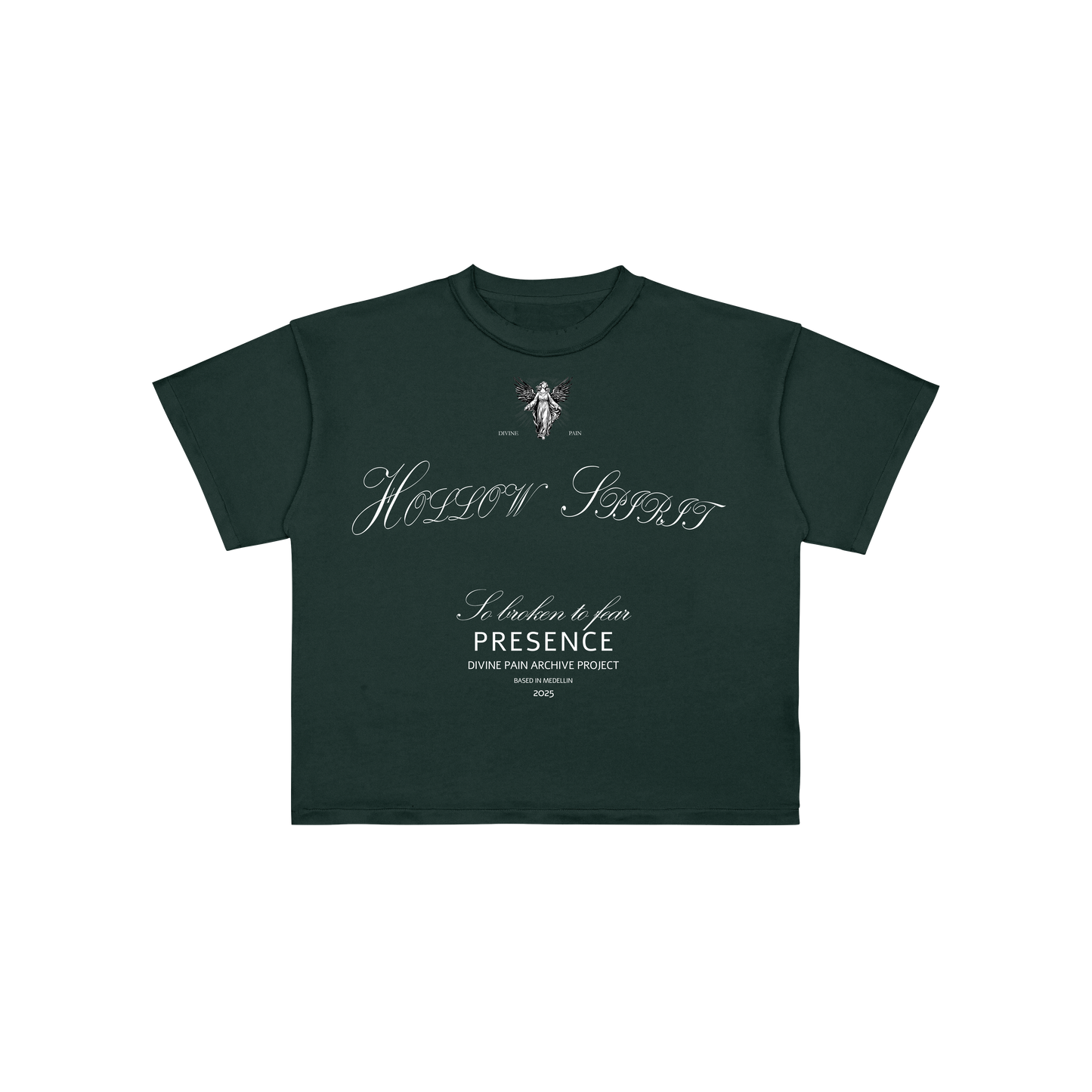 CROP-TOP VERDE "HOLLOW SPIRIT"