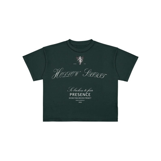CROP-TOP VERDE "HOLLOW SPIRIT"