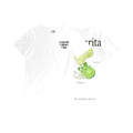 Camiseta Fresca De Lujo Blanco “Margarita — Summer Indulgence”