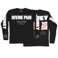 Camiseta Manga Larga De Lujo Negro “Money — Divine Burn”