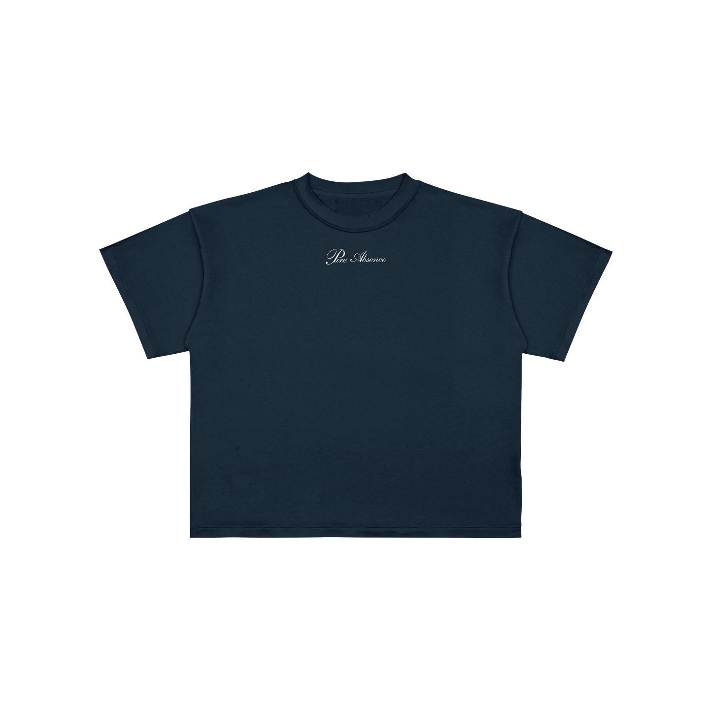 BLUE CROP-TOP "Pure Absence"