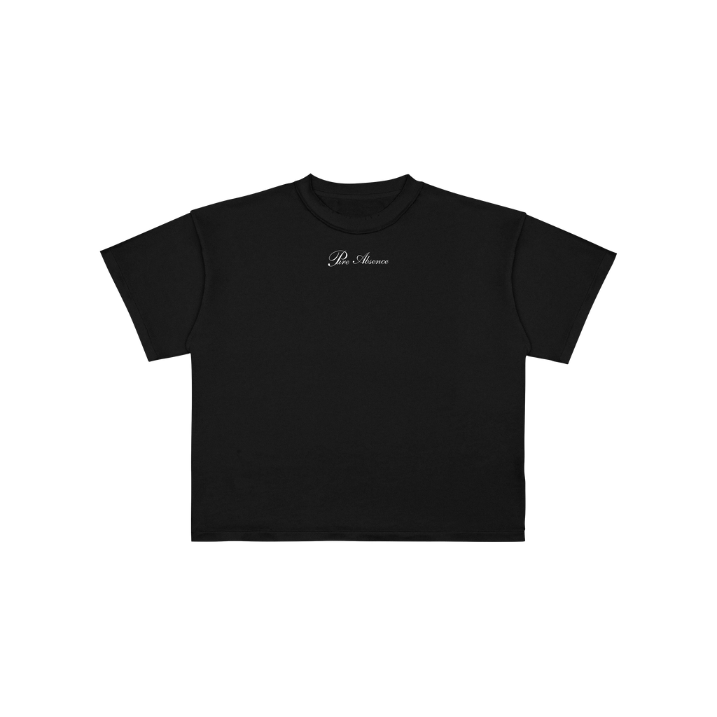 CROP-TOP NEGRO "Pure Absence"