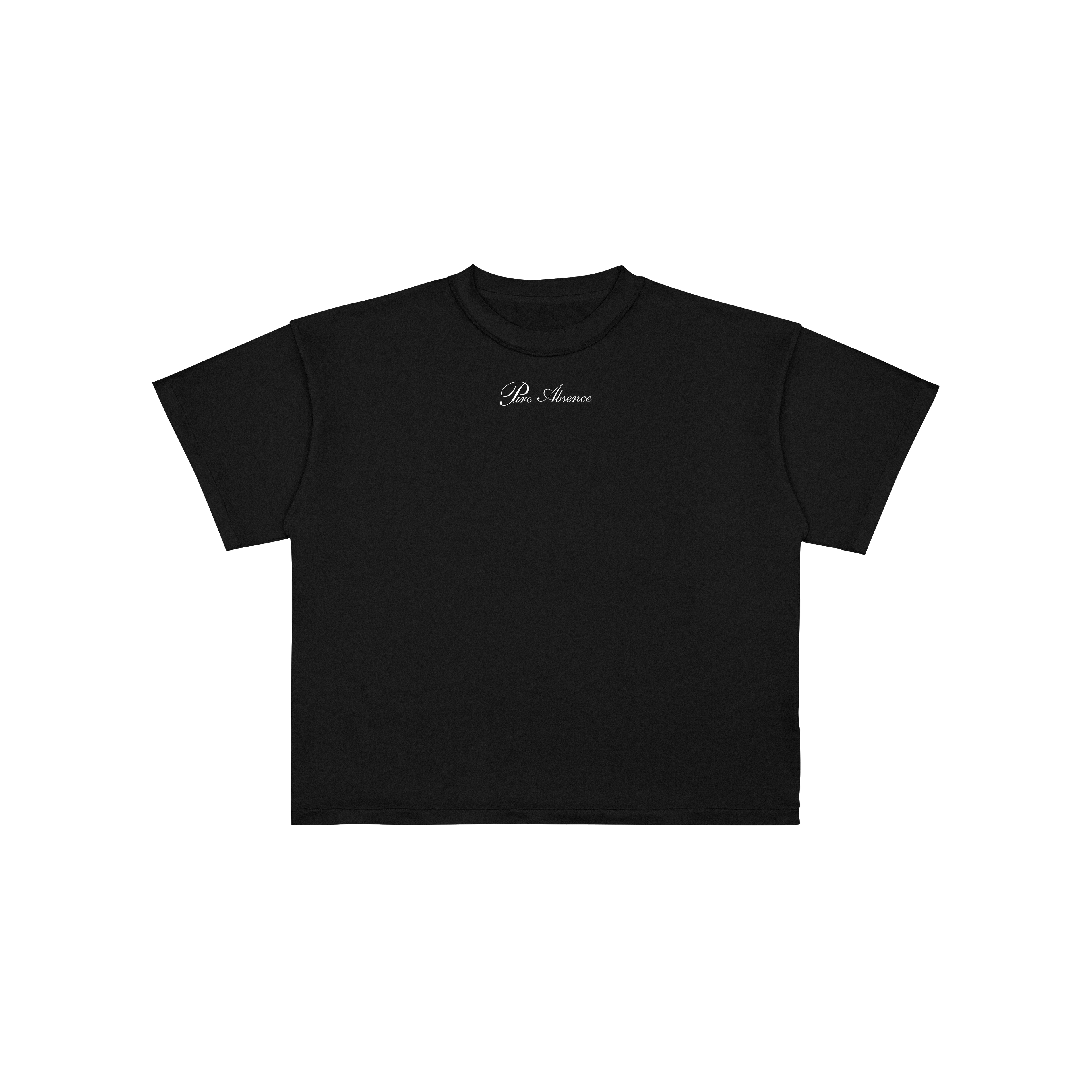 CROP-TOP NEGRO "Pure Absence"