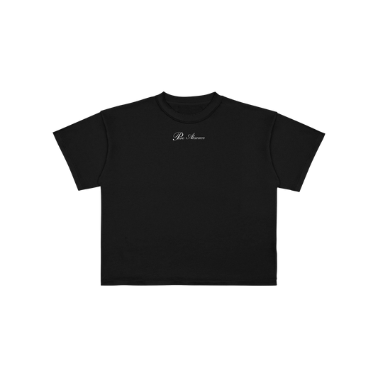 CROP-TOP NEGRO "Pure Absence"