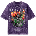 CAMISETA ACIDWASH PURPURA "Paradise"