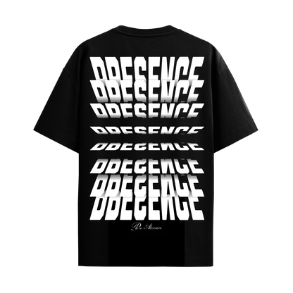 CAMISETA OVERSIZE NEGRO "PRESENCE"