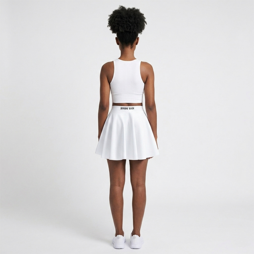 FALDA-SHORT BLANCO "FRAGILE"