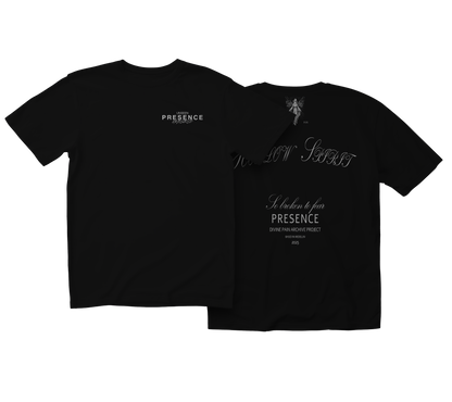 CAMISETA PESADA NEGRO "HOLLOW SPIRIT"