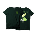 Camiseta Fresca De Lujo Verde Oscuro “Margarita — Summer Indulgence”